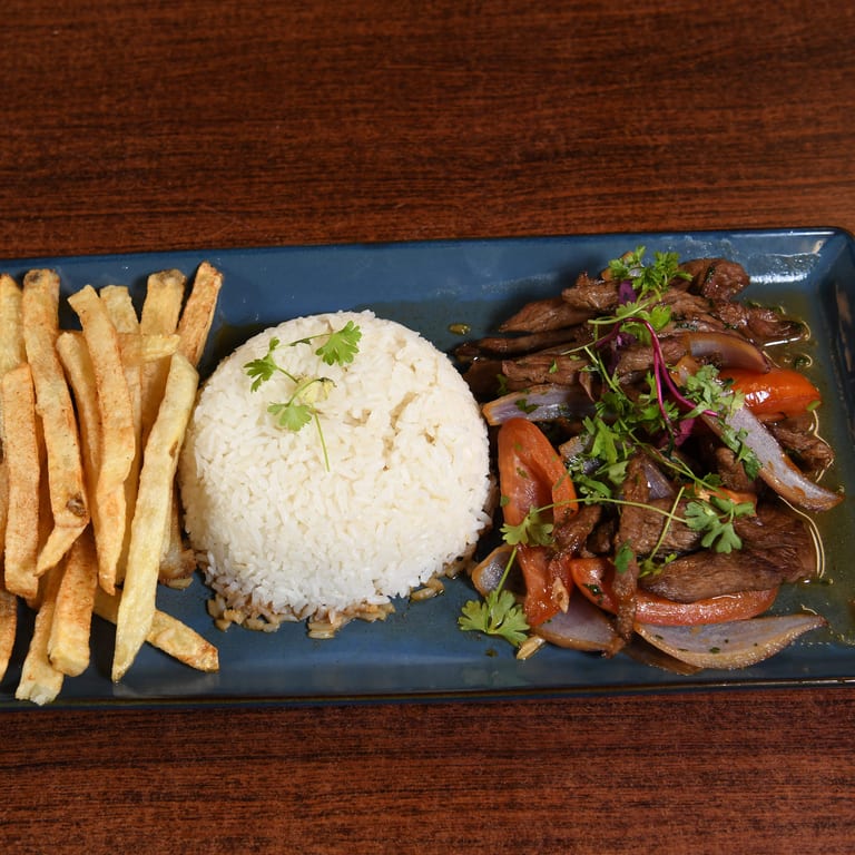 Delicious Lomo Saltado Awaits